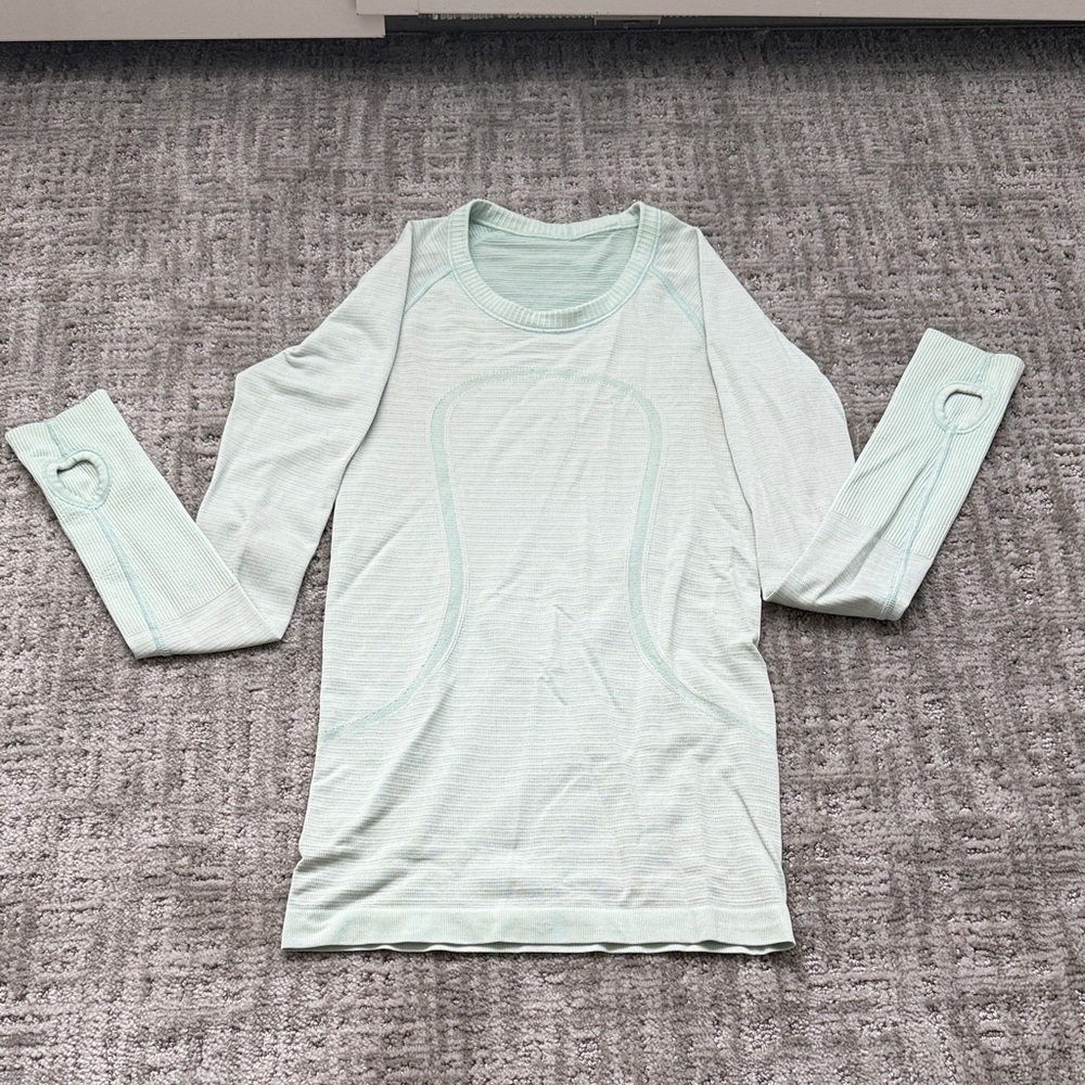 lululemon athletica Mint Long Sleeve Tee